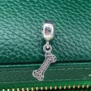 PANDORA Dangle Charm I Love My Dog Sterling Silver
